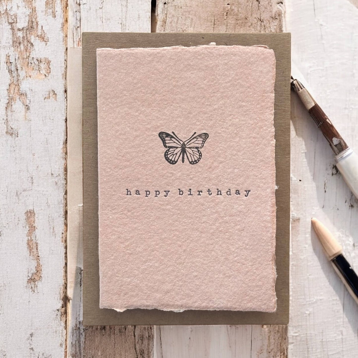 Novelette handmade happy birthday card