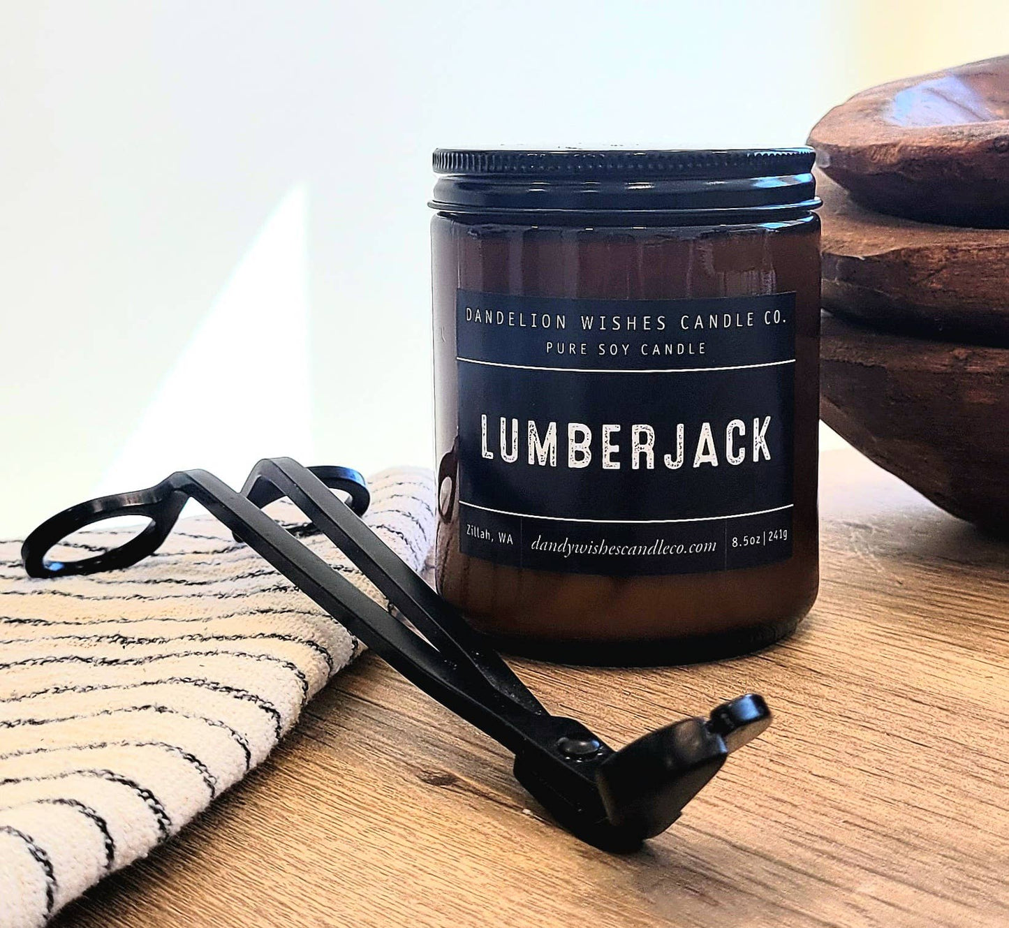 8.5 oz. Amber Jar Candle