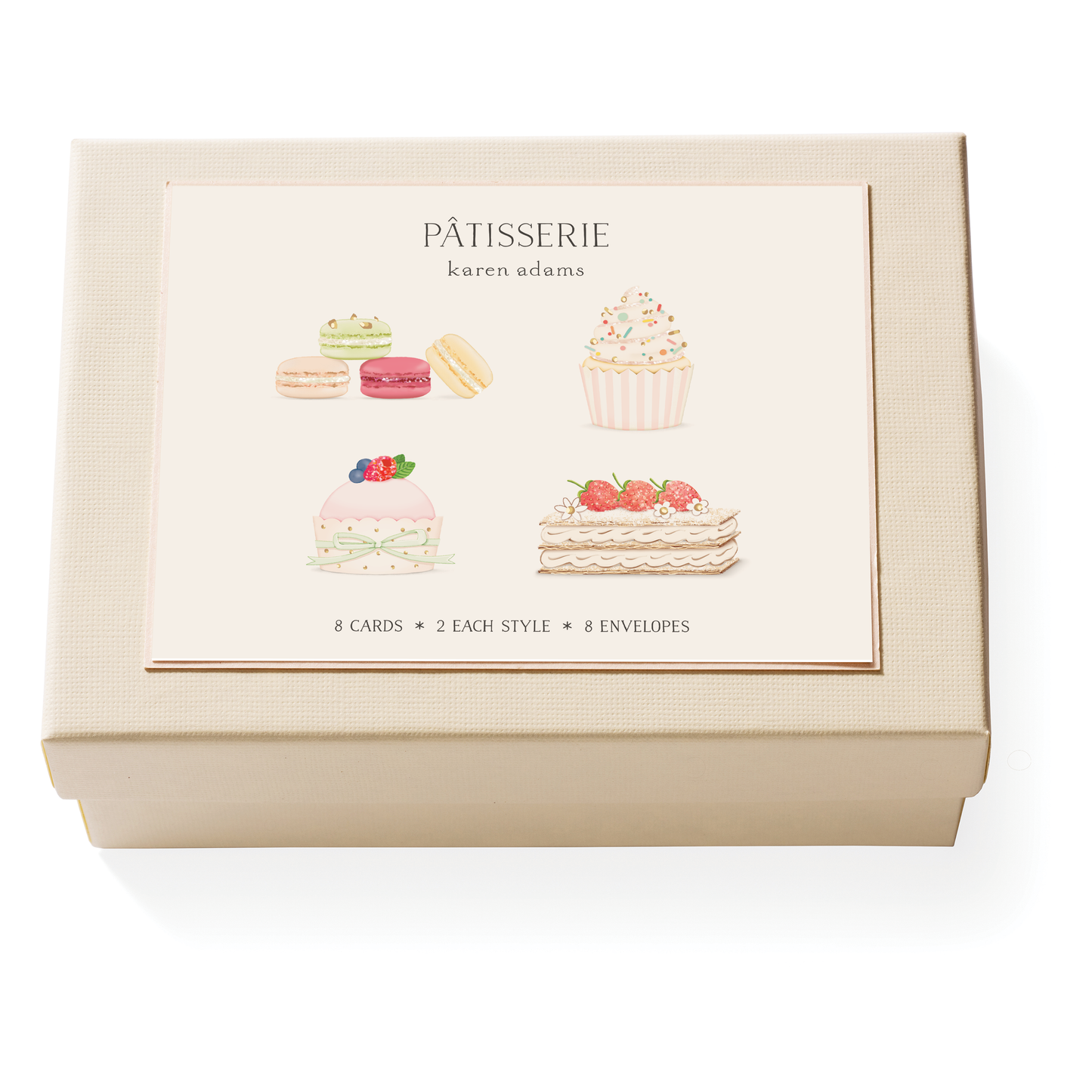 Vanilla Cupcake Individual Notecard