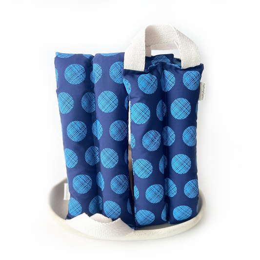 Hot/Cold Therapy Pack - Neck Wrap - Blue Dots