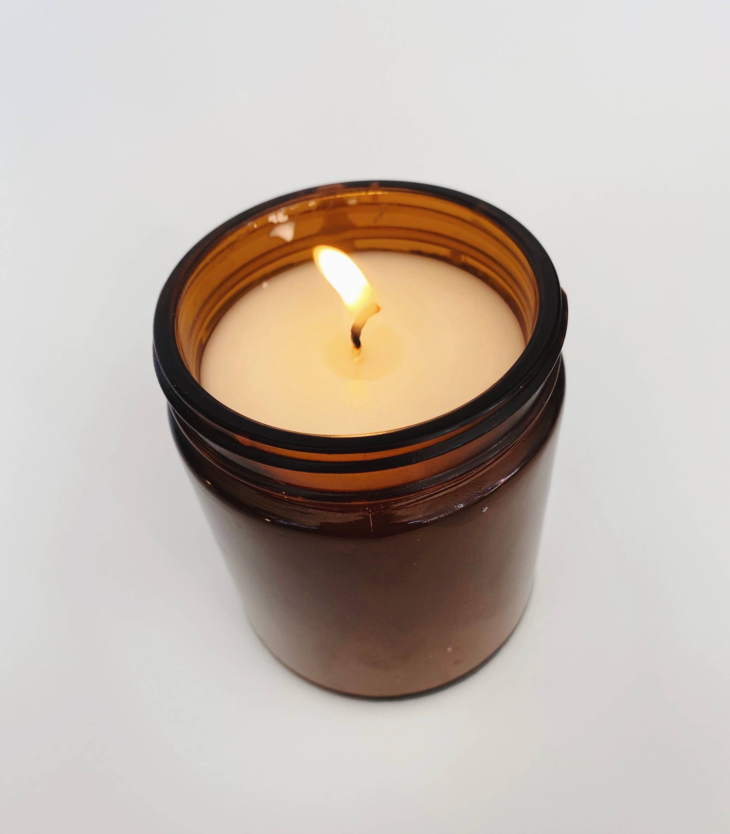 Northern Lights 8 oz coconut wax amber jar candle