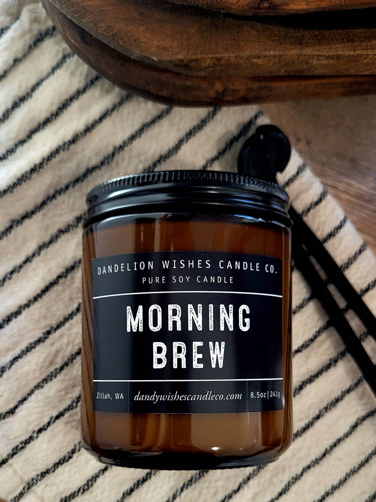 8.5 oz. Amber Jar Candle