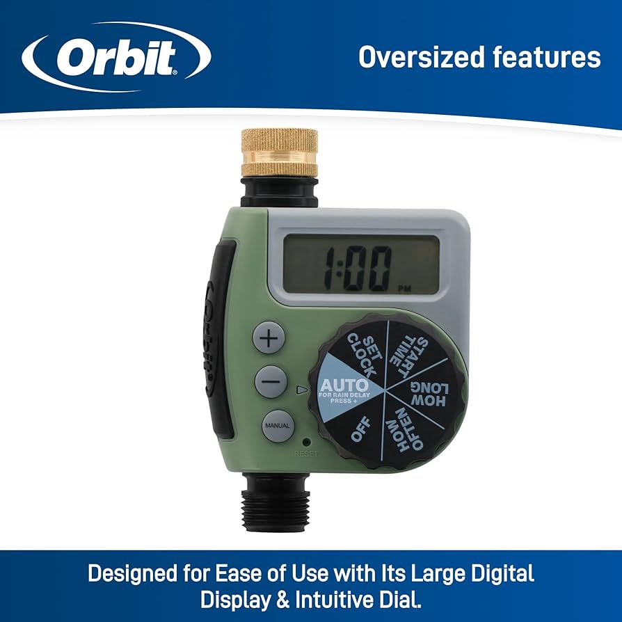 Orbit One Outlet Single-Dial Hose Faucet Timer