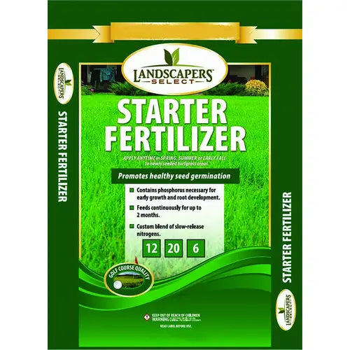 Landscapers Select Lawn Starter Fertilizer 12-20-6 N-P-K Ratio