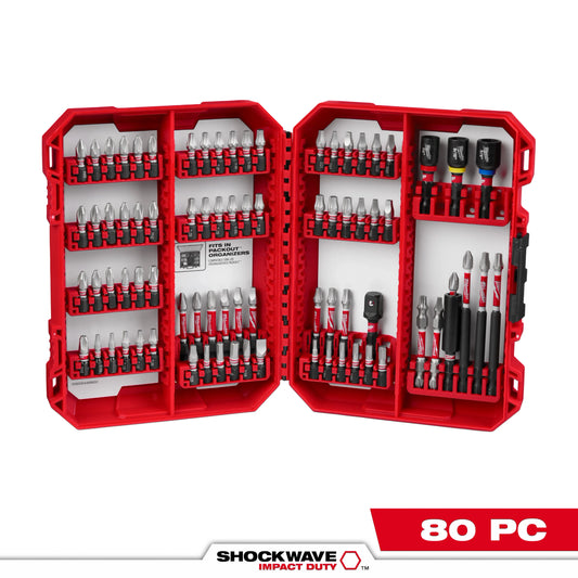 Milwaukee 80PC SHOCKWAVE™ Impact Duty Driver Bit Set