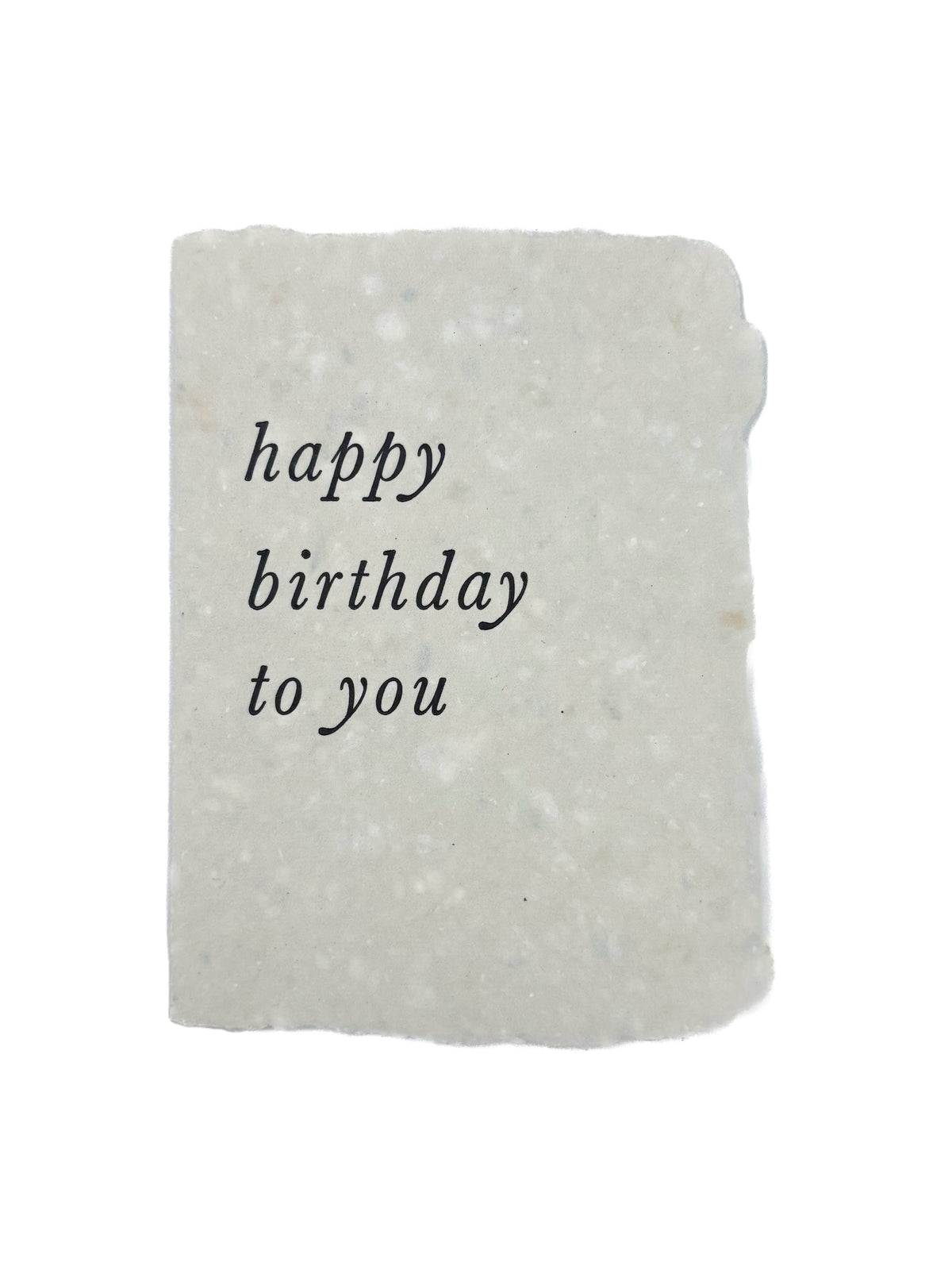 Happy birthday to you card