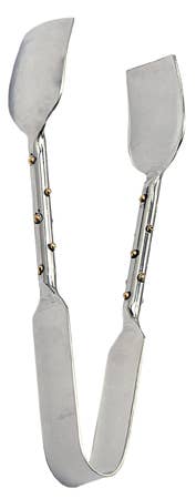 SS & Gold Dots Tongs