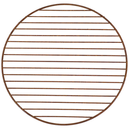 50 in Santa Fe Wood Burning Chiminea Fire Pit with Log Grate