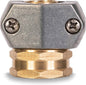 Gilmour Pro Brass Garden Hose Repair Kit Clamp Mender, Female Hose End Repair for 5/8" and 3/4" Water Hose Fittings