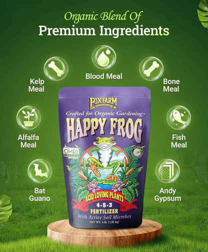 Fox Farm Happy Frog Acid Loving Plants Fertilizer 4lb.