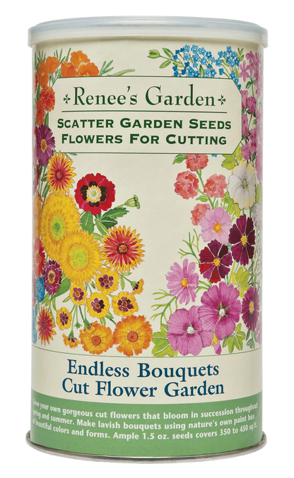 Renee's Garden Endless Bouquets Cut-Flower Garden Scatter Cans