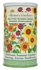 Heirloom Summer Garden Dancing, Joyous Sunflowers Scatter Can