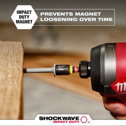 Milwaukee 6PC SHOCKWAVE™ Impact Duty 6" Magnetic Nut Driver Set