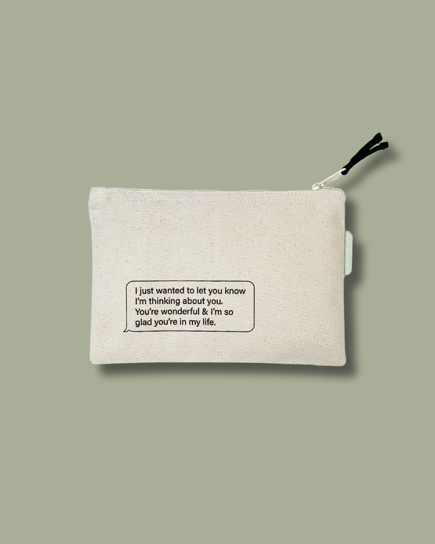 You are Loved Small Canvas Zipper Pouch