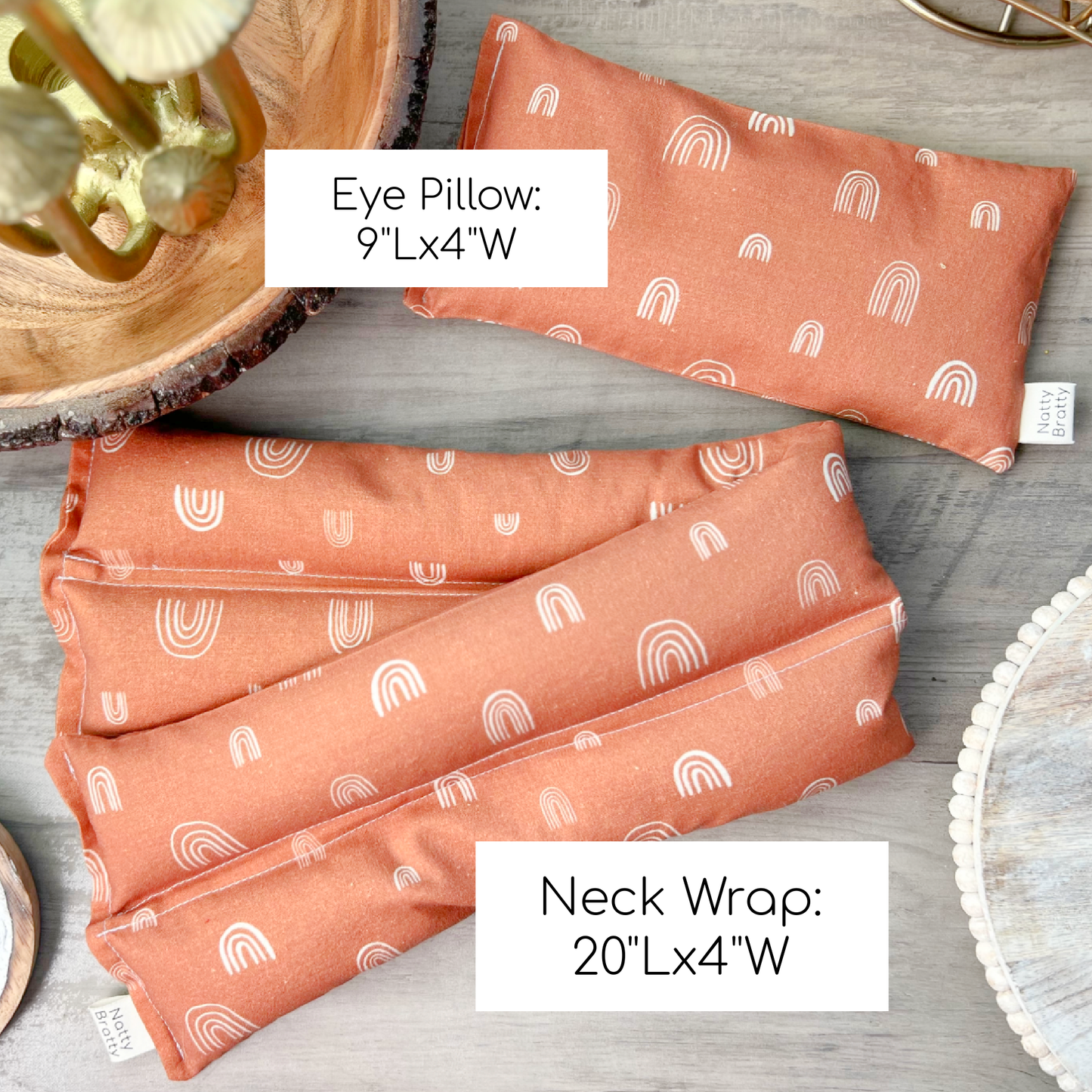 Hot/Cold Therapy Pack - Neck Wrap - Blue Dots