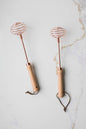 Rose Gold Stainless Steel Spiral Whisk