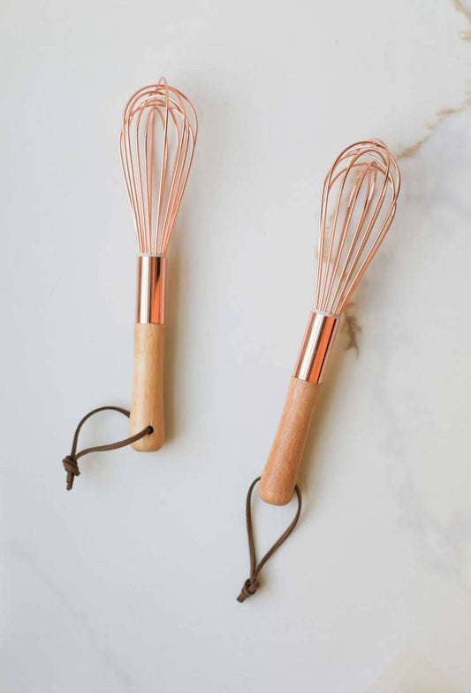 Mini Wooden Handle Egg Beater