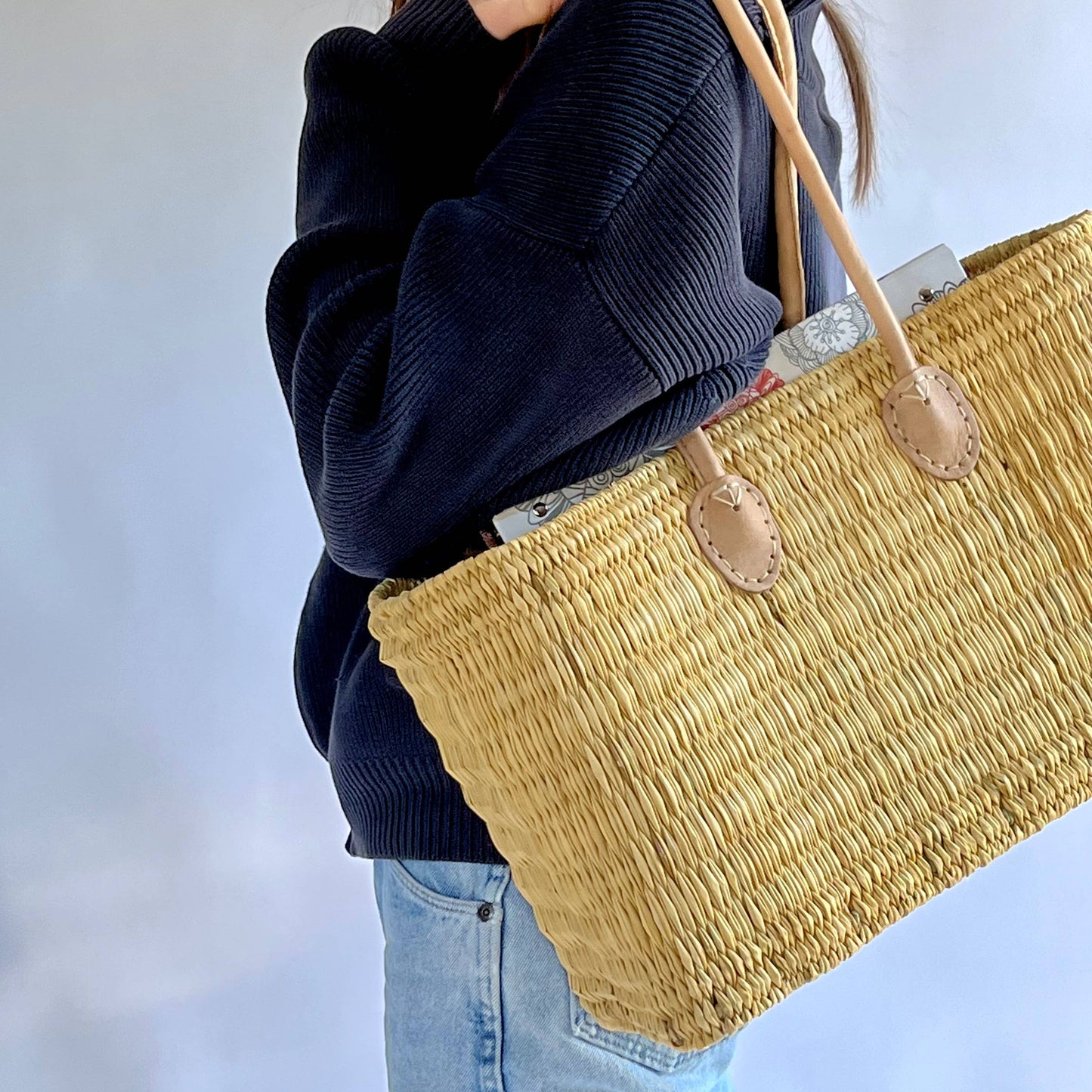 Simple Long Handled Tote