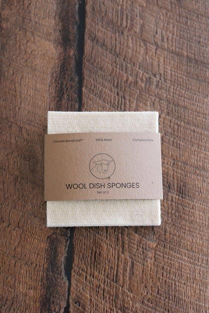 Wool Dish Sponges ~ Climate Beneficial™ (case of 12 units)