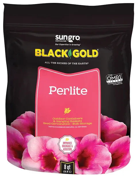 Black and Gold Perlite 8qt