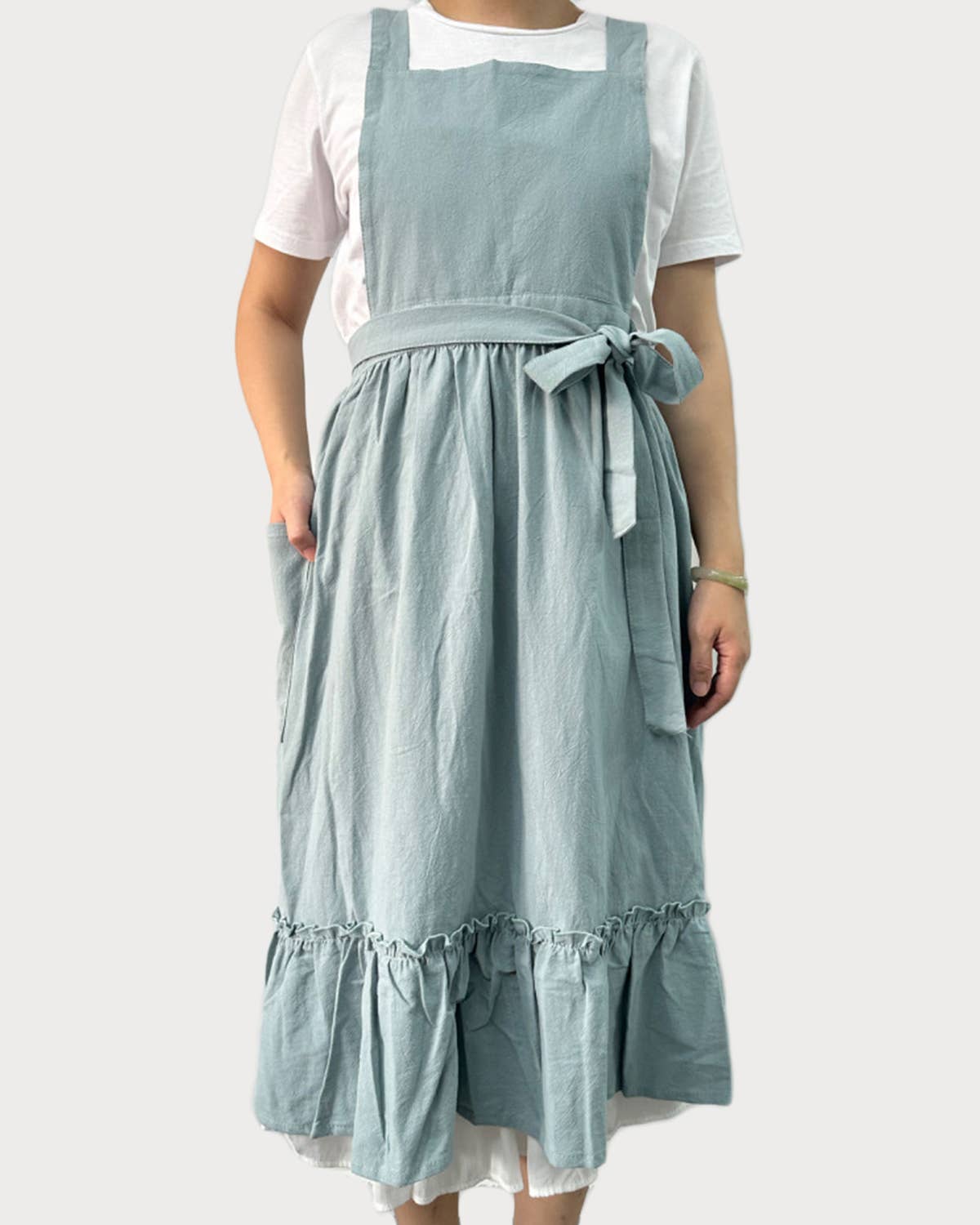 Vintage French Country Style Cotton Apron