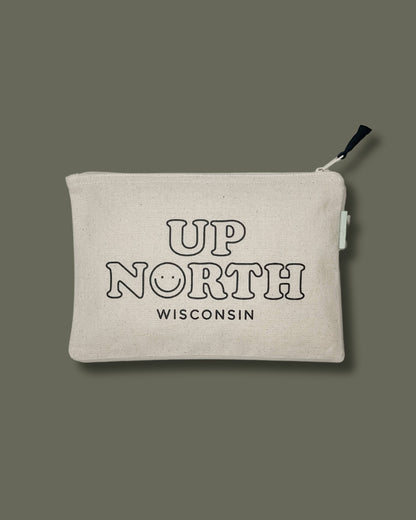 So Much to be Thankful For Large Canvas Zipper Pouch