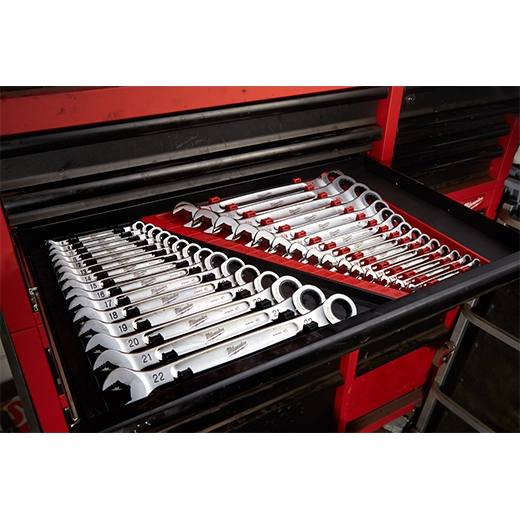 Milwaukee 15pc Ratcheting Combination Wrench Set - SAE