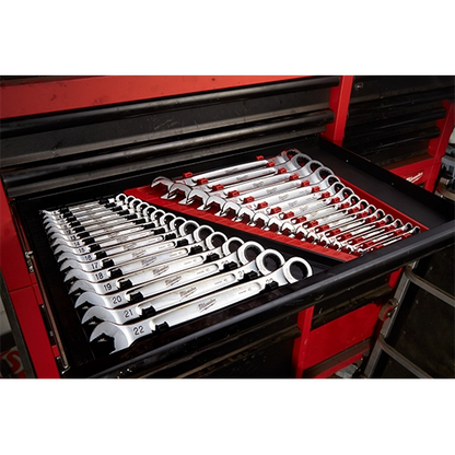 Milwaukee 15pc Ratcheting Combination Wrench Set - SAE