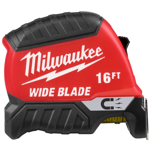 Milwaukee Wide Blade Magnetic Tape Measure (16FT)