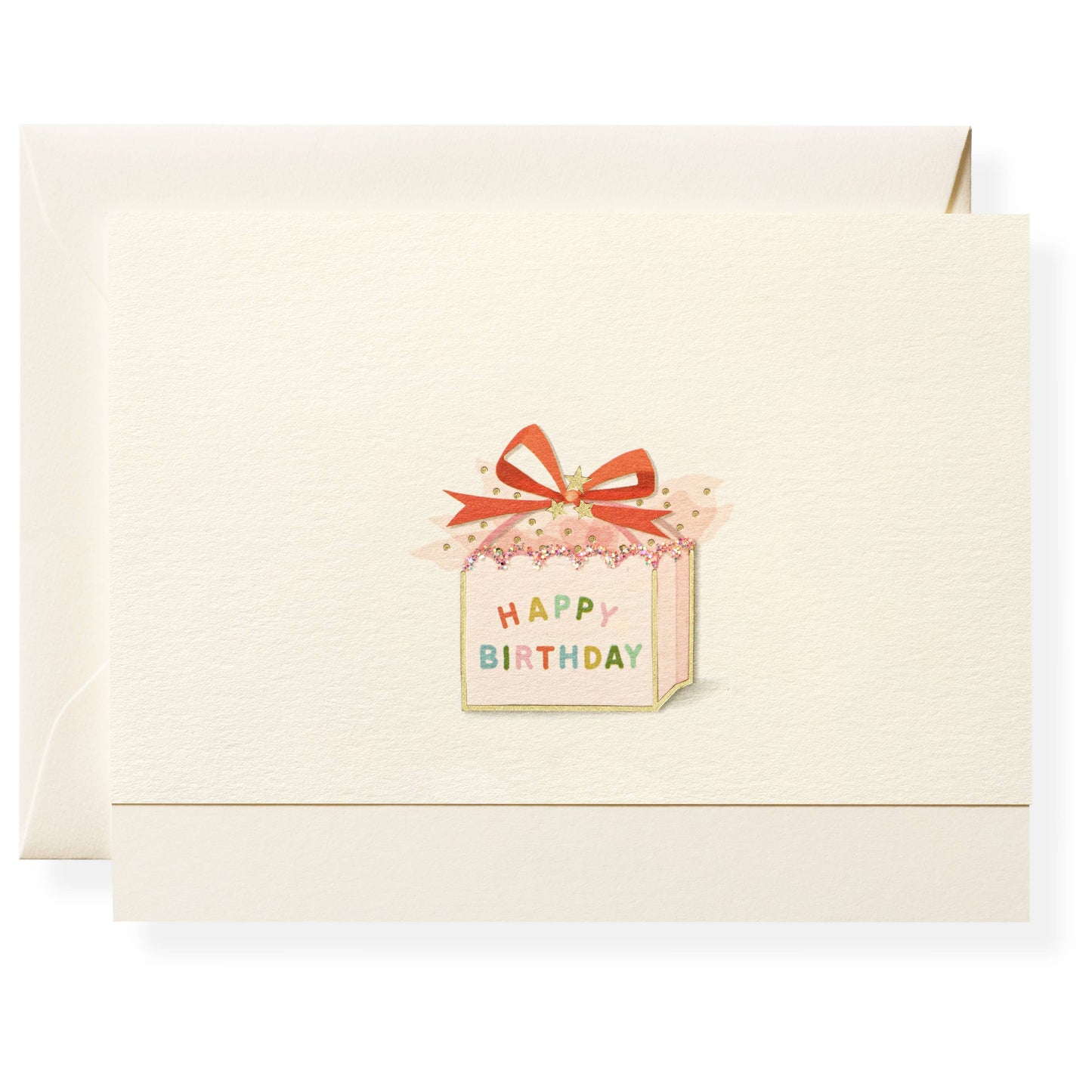Birthday Present Individual Notecard