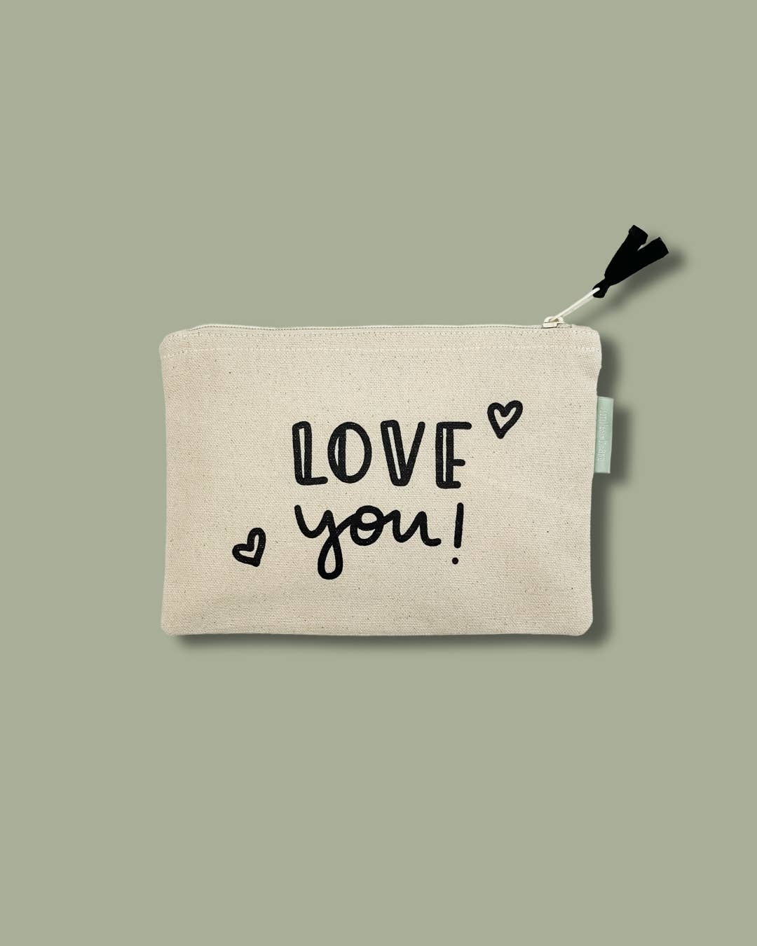 You are Loved Small Canvas Zipper Pouch