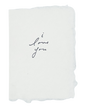 I love you card