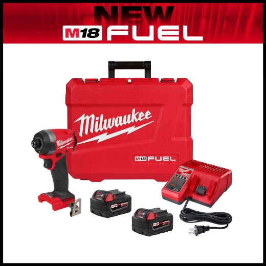 Milwaukee M18 FUEL™ 1/4" Hex Impact Driver Kit