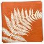 Orange Fern Dinner Napkin