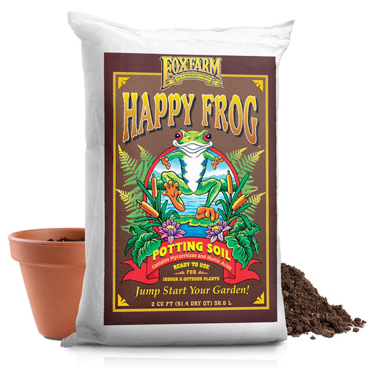 Foxfarm Happy Frog Ph Adjusted Garden Potting Soil Mix 2 Cubic Feet