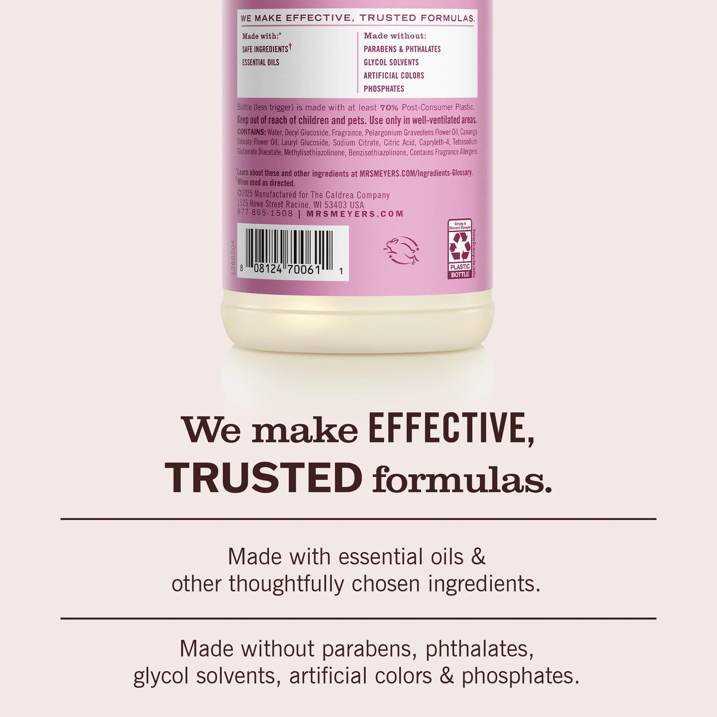 Mrs Meyers Peony Multi-Surface Everyday Cleaner