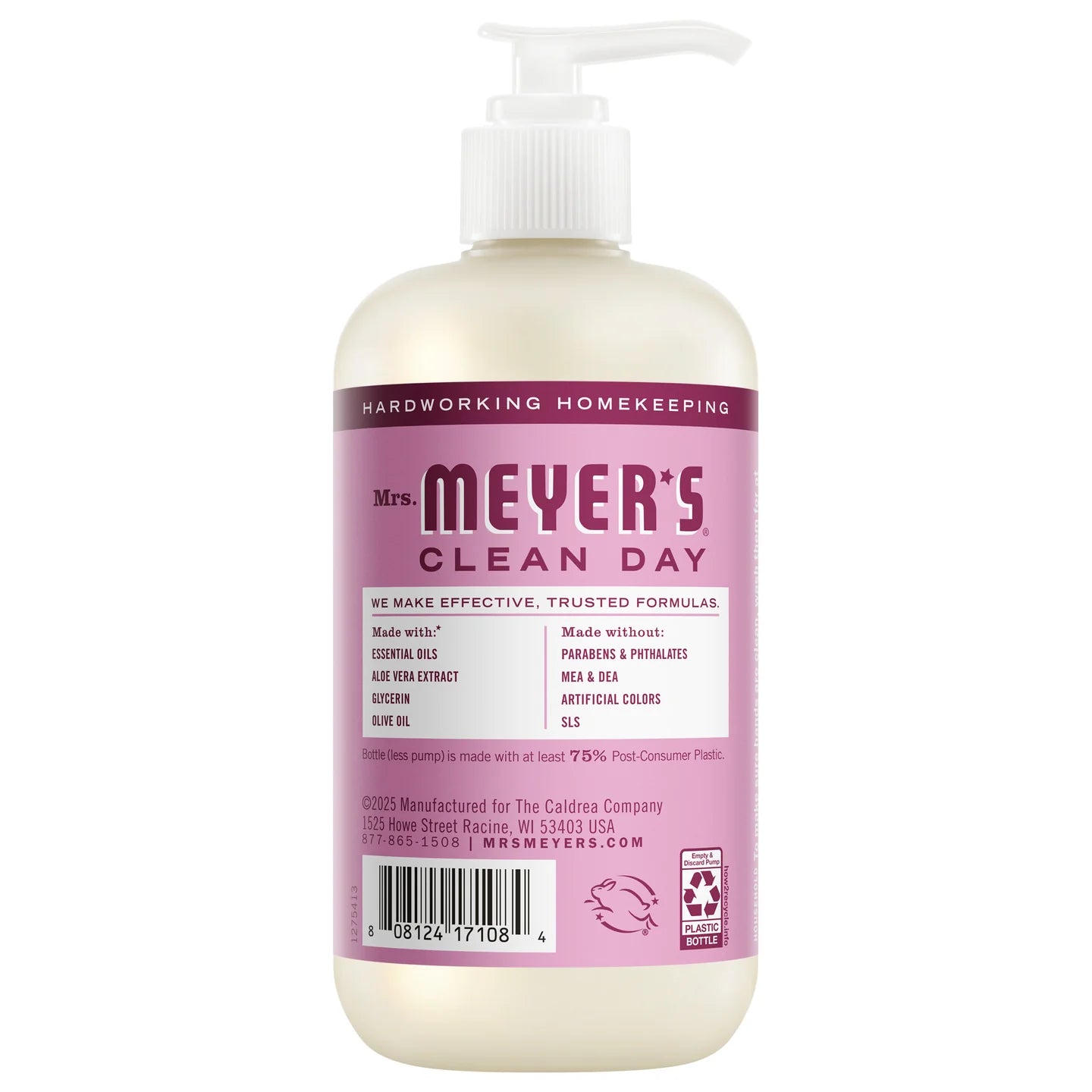 Mrs Meyers Peony Liquid Hand Soap