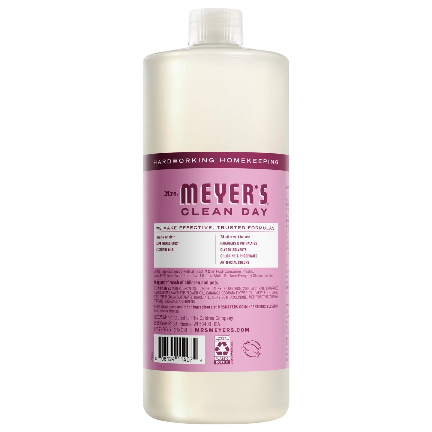 Mrs Meyers Peony Multi-Surface Concentrate