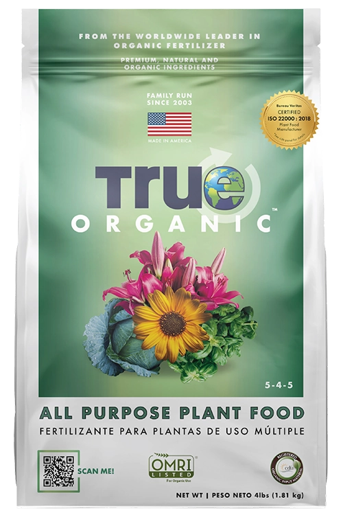 True-Organic All Purpose Plant Food 4lb.
