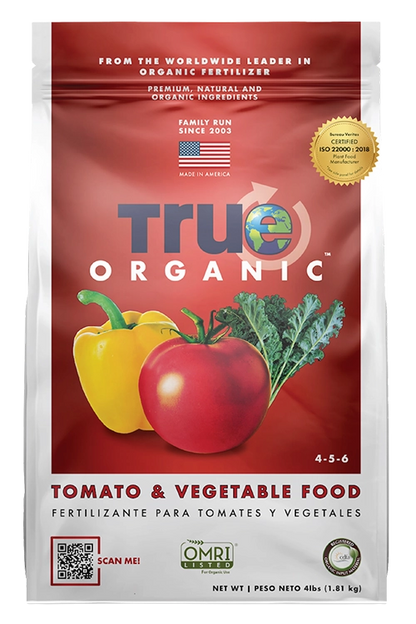 True-Organic Tomato & Vegetable Food 4lb.