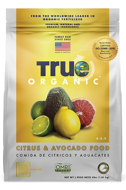True-Organic Citrus & Avacado Food 4lb.
