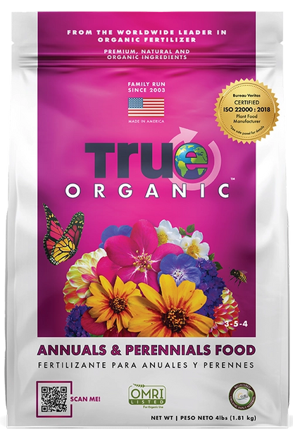 True-Organic Annuals & Perennials Food 4lb.