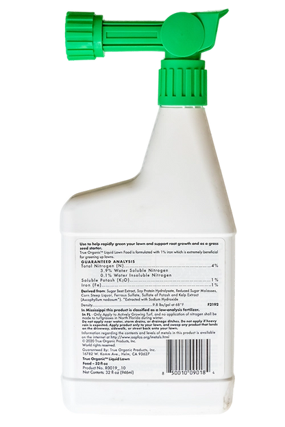 True Organic Liquid Lawn Fertilizer