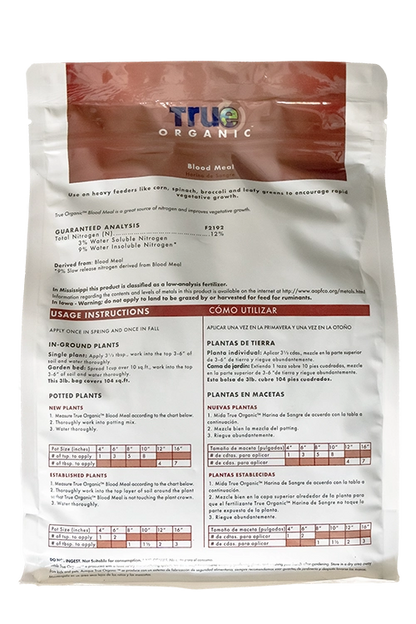 True-Organic Blood Meal 4lb.
