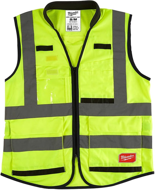 Milwaukee Class 2 High Visibility Yellow Performance Safety Vest