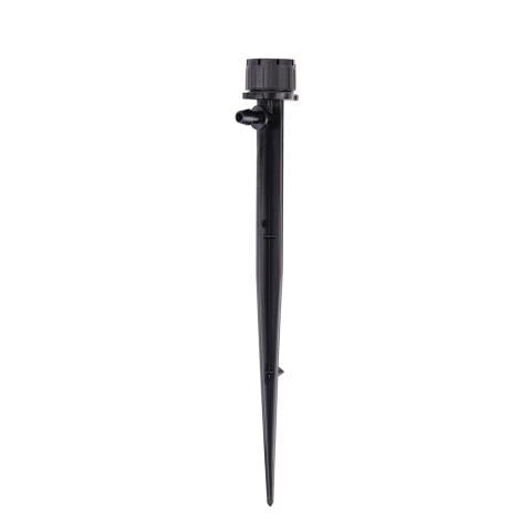 Rain Drip Adjustable Flow Bubbler, Full-Circle Pattern, 8 Stream, with 1/4 in. Barbed Inlet on 5 in. Stake