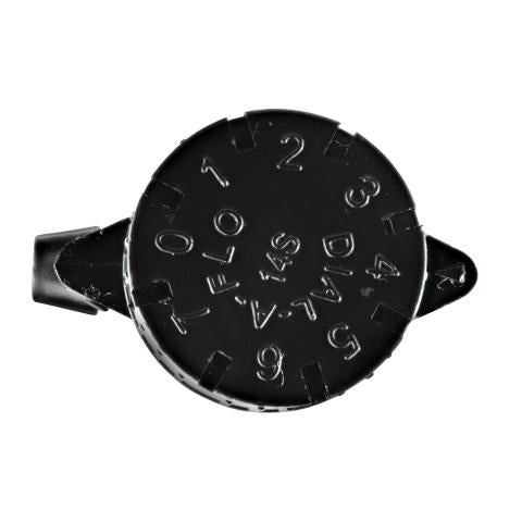 Rain Drip Adjustable Flow Bubbler, Full-Circle Pattern, 8 Stream, with 1/4 in. Barbed Inlet on 5 in. Stake