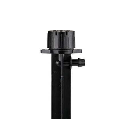 Rain Drip Adjustable Flow Bubbler, Full-Circle Pattern, 8 Stream, with 1/4 in. Barbed Inlet on 5 in. Stake