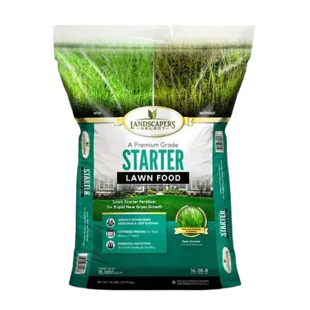 Landscapers Select Lawn Starter Fertilizer 12-20-6 N-P-K Ratio