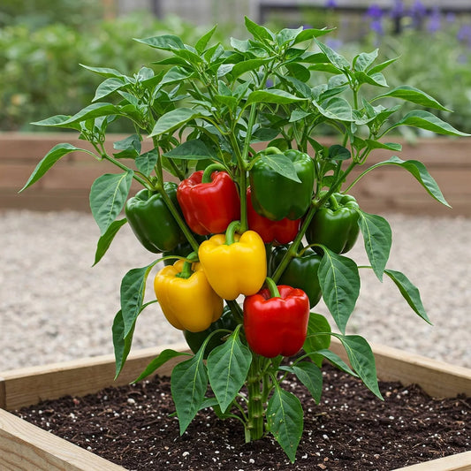 Bell Pepper (assorted Colors) 4" Deep Pot